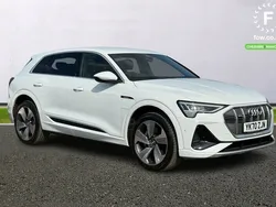 White Used 2020 Audi e-tron S-Line SUV | £20,299 (Good price)
