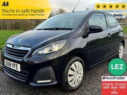 Black Used 2018 Peugeot 108 Active Hatchback | £4,795 (Good price)