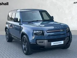 Metallic tasman blue Used 2024 Land Rover Defender HSE Dynamic SUV | £67,891 (Fair price)