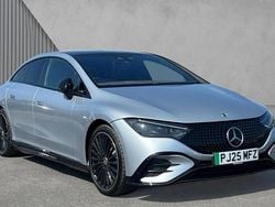 Hightech silver Used 2025 Mercedes EQE350 AMG line Sedan | £51,980 (Fair price)