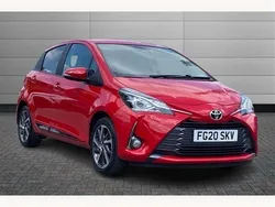 Red Used 2020 Toyota Yaris Hatchback | £13,295 (Fair price)