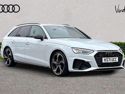 White Used 2022 Audi A4 Black Edition Estate | £30,088 (Expensive)