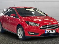 Red Used 2017 Ford Focus Zetec Hatchback | £9,499 (Good price)