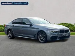 Blue Used 2018 BMW 520 M Sport Sedan | £16,349 (Fair price)