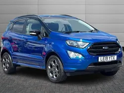 Lightning blue Used 2019 Ford Ecosport ST-Line SUV | £9,669 (Fair price)