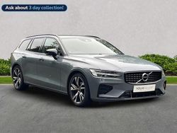 Grey Used 2021 Volvo V60 R-Design Estate | £21,680 (Fair price)