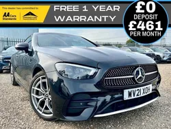 Black Used 2021 Mercedes E220 AMG Line Premium Coupe | £25,990 (Fair price)