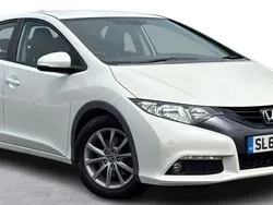 White Used 2013 Honda Civic EX Hatchback | £6,995 (Fair price)