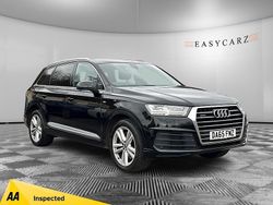 Black Used 2016 Audi Q7 S-Line SUV | £18,295 (Fair price)
