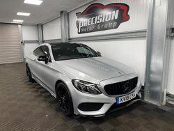 Silver Used 2018 Mercedes C250 AMG Line Premium Plus Coupe | £14,995 (Fair price)