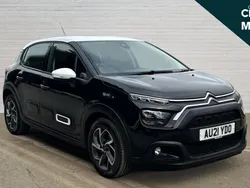 Black Used 2021 Citroën C3 Flair Hatchback | £10,488 (Fair price)