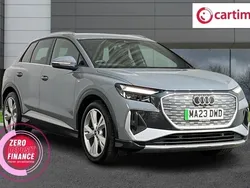 Grey Used 2023 Audi Q4 e-tron S-Line SUV | £23,956
