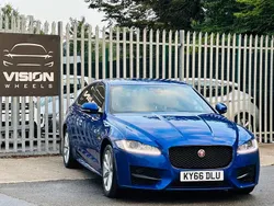 Blue Used 2017 Jaguar XF R-Sport Sedan | £6,195 (Fair price)