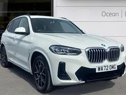 White Used 2022 BMW X3 M Sport SUV | £33,400 (Fair price)