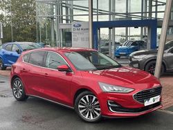 Red Used 2022 Ford Focus Titanium Hatchback | £13,552 (Fair price)