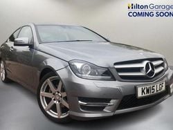 Silver Used 2015 Mercedes C220 Sport Edition Coupe | £10,950 (Super price)