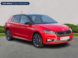 Red Used 2025 Skoda Fabia Monte Carlo Hatchback | £22,990 (A bit pricey)