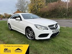White Used 2014 Mercedes E200 AMG Coupe | £7,995 (Good price)