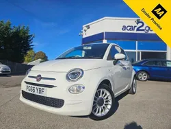 White Used 2017 Fiat 500 Pop Star Hatchback | £5,498 (Fair price)