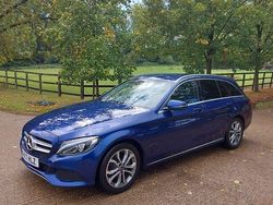 Blue Used 2017 Mercedes C200 Estate | £11,995 (Fair price)