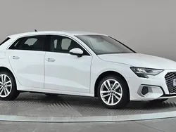 White Used 2024 Audi A3 e-tron Sport Hatchback | £27,998 (A bit pricey)
