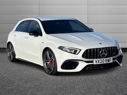 Digital white Used 2020 Mercedes A45 AMG Hatchback | £29,990 (Super price)