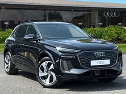 Black New 2025 Audi Q6 e-tron S-Line SUV | £58,999