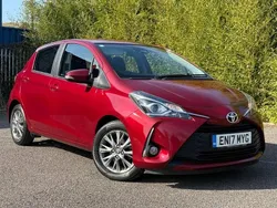 Red Used 2017 Toyota Yaris Hatchback | £8,740 (Fair price)