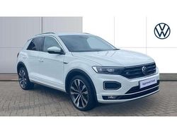 White Used 2020 VW T-Roc R-line SUV | £20,015 (Fair price)