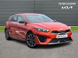 Orange Used 2024 Kia Ceed GT-Line Hatchback | £20,790 (Fair price)