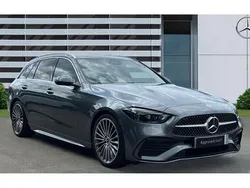 Grey Used 2022 Mercedes C200 AMG Line Premium Estate | £27,631 (Good price)