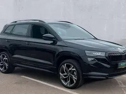 Black magic pearl effect Used 2025 Skoda Karoq SportLine SUV | £30,995 (Fair price)