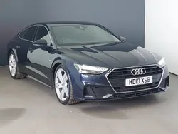 Blue Used 2019 Audi A7 S-Line Hatchback | £23,998 (Fair price)