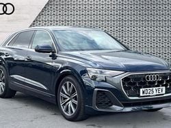 Blue New 2025 Audi Q8 S-Line SUV | £59,990