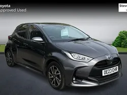 Grey Used 2023 Toyota Yaris Hybrid Design Hatchback | £16,808 (Fair price)
