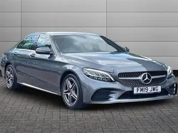Grey Used 2019 Mercedes C180 AMG line Sedan | £16,695 (A bit pricey)