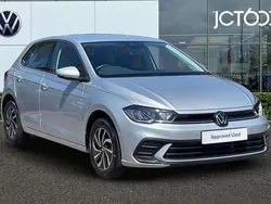 Silver Used 2023 VW Polo Life Hatchback | £17,164 (Fair price)