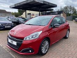 Red Used 2017 Peugeot 208 Active Hatchback | £4,295 (Fair price)