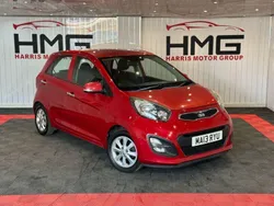 Red Used 2013 Kia Picanto 2 Hatchback | £3,595 (Fair price)