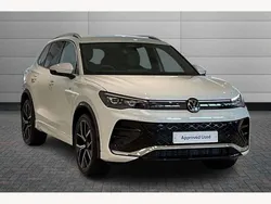 White New 2025 VW Tiguan R-line SUV | £39,195 (Expensive)