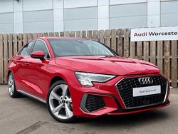 Tango red Used 2023 Audi A3 S-Line Sedan | £24,791 (Fair price)