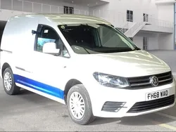 White Used 2019 VW Caddy Trendline MPV | £7,250 (A bit pricey)