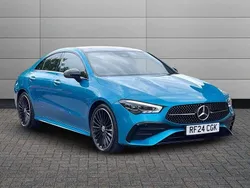Blue Used 2024 Mercedes CLA180 AMG Line Premium Plus Sedan | £31,150 (Fair price)