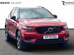Fusion red Used 2021 Volvo XC40 R-Design SUV | £24,990 (Fair price)