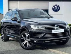 Black Used 2014 VW Touareg R-line SUV | £14,189