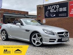 Silver Used 2014 Mercedes SLK200 AMG Cabriolet | £9,990 (Fair price)