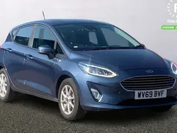 Blue Used 2019 Ford Fiesta Zetec Hatchback | £9,199 (Fair price)