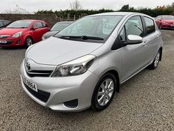 Silver Used 2012 Toyota Yaris Hatchback | £3,995 (Fair price)