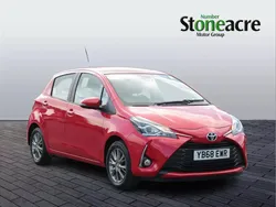 Red Used 2018 Toyota Yaris Hatchback | £8,995 (Good price)
