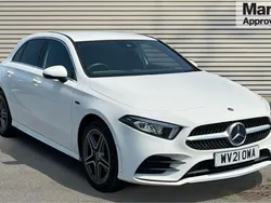 White Used 2021 Mercedes A250 AMG line Hatchback | £15,600 (Good price)